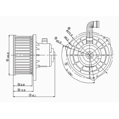 Gpd Blower Motors, 2311545 2311545